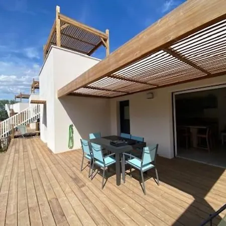 Vila Agence Jf Immo -belle Climatisee 6 Pers Proche Solarium Piscine Collective- V0755