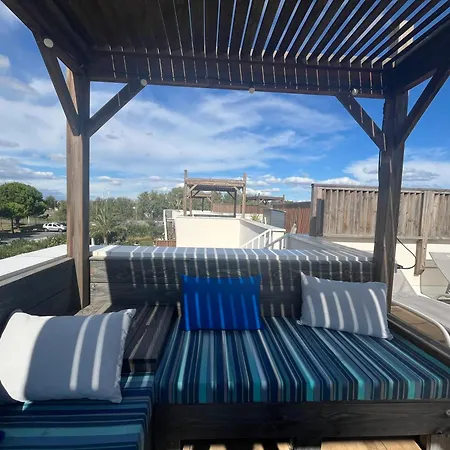 Belle Climatisee 6 Pers Proche Solarium Piscine Collective- V0755 빌라 *