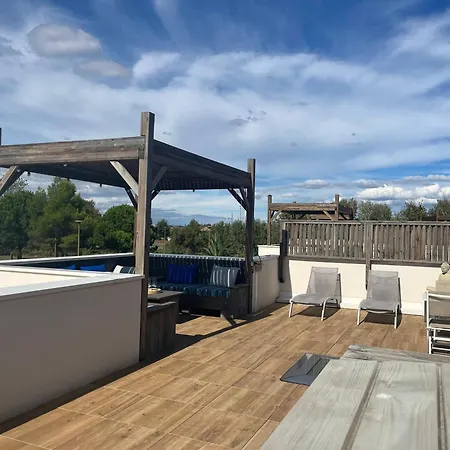 빌라 Belle Climatisee 6 Pers Proche Solarium Piscine Collective- V0755 비아스