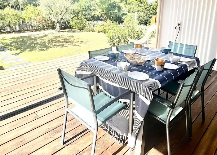 Вилла Agence Jf Immo -belle Climatisee 6 Pers Proche Solarium Piscine Collective- V0755