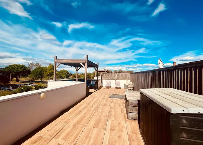 Agence Jf Immo -belle Climatisee 6 Pers Proche Solarium Piscine Collective- V0755 Вилла *