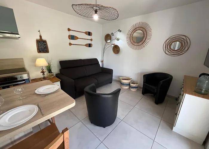 Agence Jf Immo -belle Climatisee 6 Pers Proche Solarium Piscine Collective- V0755 Вилла Виас